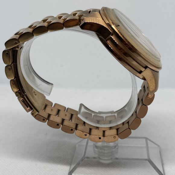 Michael Kors Runway Chronograph Rose Gold-Tone Stainless Steel MK8096 45mm - Picture 9 of 16